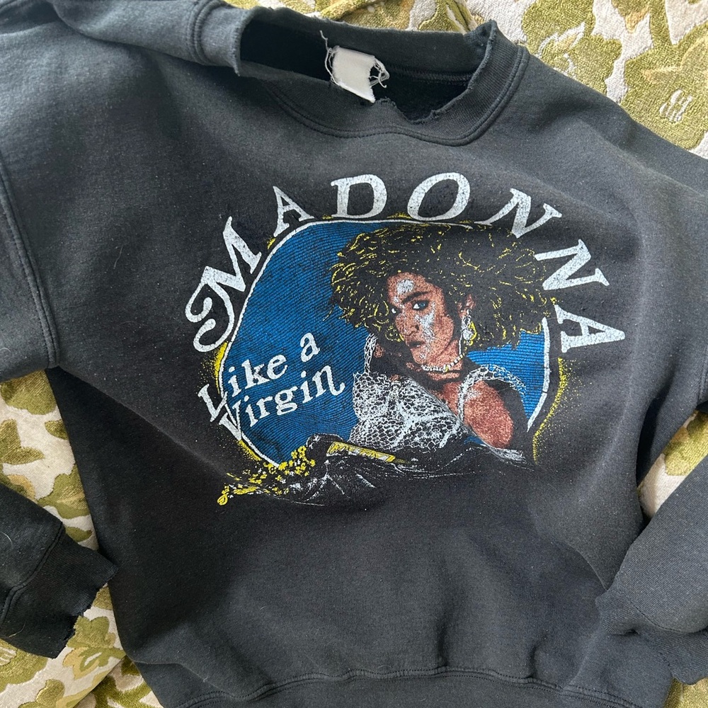 RARE Madeworn Madonna ‘Like a Virgin’ Crewneck Sweatshirt (Size: S)
